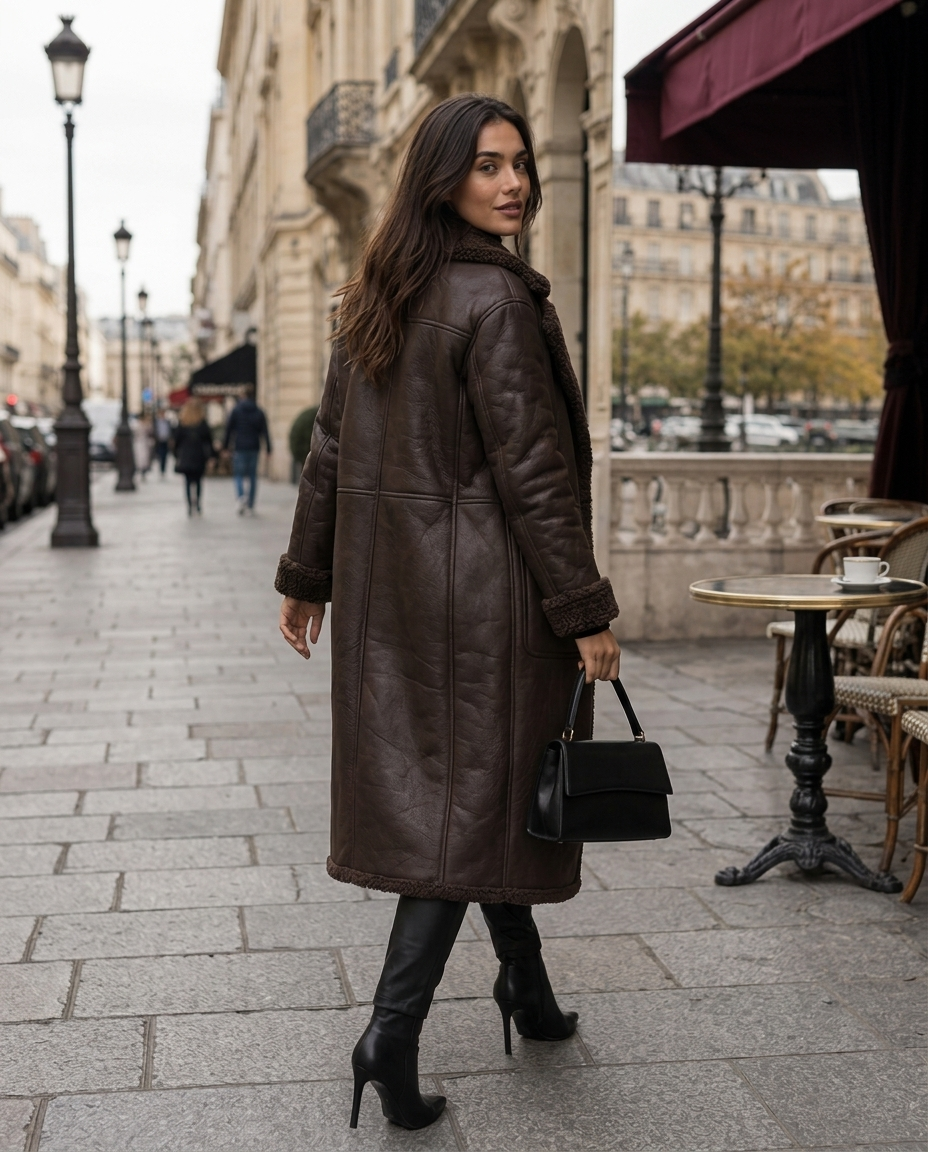 Noir Shearling