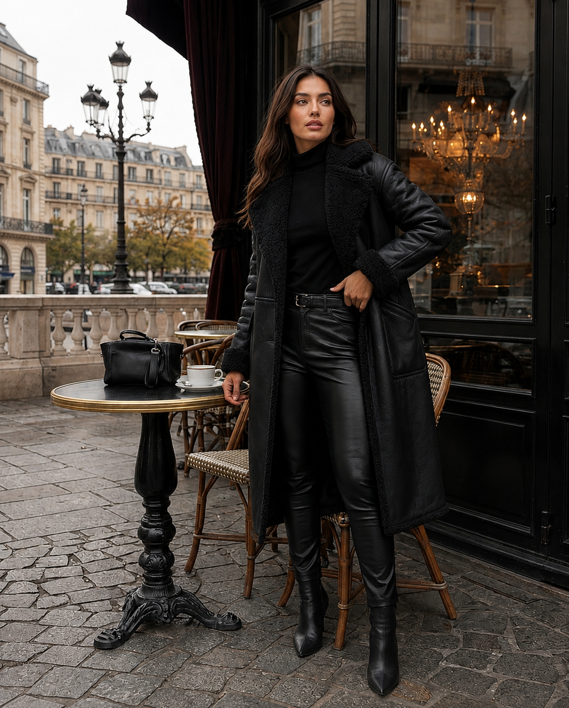 Noir Shearling